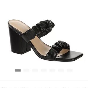 NWOT UNISA Women's Cyla Slide Sandal/Heel - Black